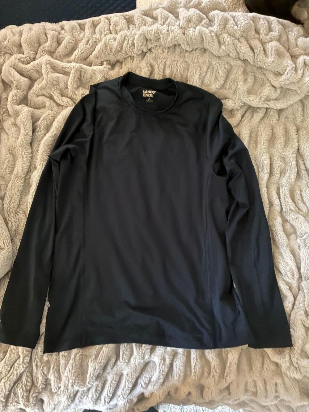 Men's Size Small Lands End Swim Shirt - Navy